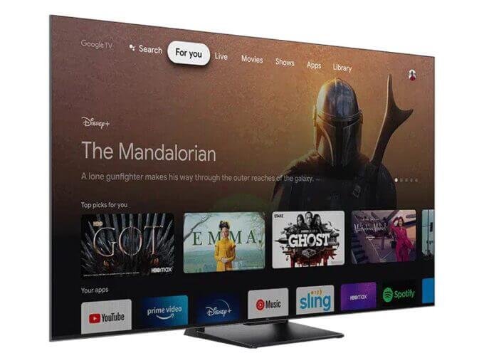 TCL 95 Inch C755 QD-Mini LED TV Netflix