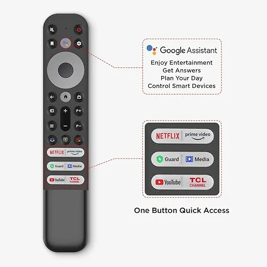 TCL-Remote-65C855 65 Inch TCL C855 TV Mini LED 4k Smart Google Premium TV