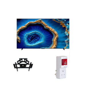 TCL 85 Inch 85C755 QD-Mini LED 4K Smart TV Bundle Package