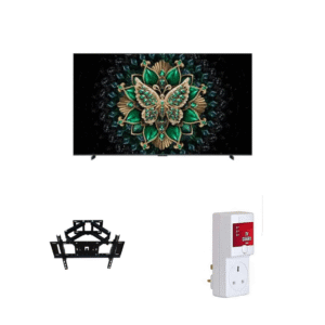 TCL 85C6K Premium QD‑MiniLED 85 inch 4K HDR TV Bundle Package